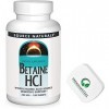 PremiumVital, Source Naturals, Betaine HCl Chlorhydrate de Bétaïne , 650mg, 180 Comprimés, avec Pilulier Pratique, Testé en 