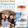 Doctors Best, Digestive Enzymes Enzymes Digestives , 90 Capsules végétales, Mélange dEnzymes, Testé en Laboratoire, Sans G