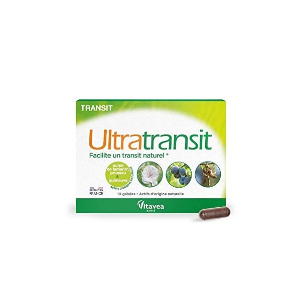 Vitavea - Ultratransit - Jus de Pruneau, Pulpe de Tamarin, Guimauve - Facilite un transit intestinal naturel, confort intesti