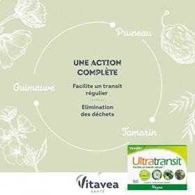 Vitavea - Ultratransit - Jus de Pruneau, Pulpe de Tamarin, Guimauve - Facilite un transit intestinal naturel, confort intesti