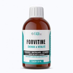 FORVITINE Flacon 125ml | Sirop appétit-tonus | A base de Fenugrec, de Matricaire et de Vitamines B1 et C | Pour aider à retro