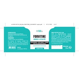 FORVITINE Flacon 125ml | Sirop appétit-tonus | A base de Fenugrec, de Matricaire et de Vitamines B1 et C | Pour aider à retro