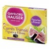 Gayelord Hauser Carres de Transit Figues et Fibres Diététique 12 Carrés