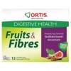 Ortis Ortisan Lot de 12 cubes laxatifs naturels pour fruits et fibres – Nouvelle saveur – Rhubarbe/tamarin/figue