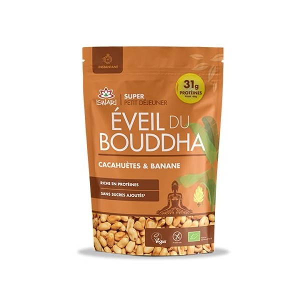 Éveil du Bouddha Cacahuètes et Banane 360g