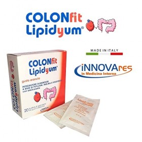 INNOVARES Colonfit Orange Transit Intestinal lent Côlon irritable Intestin paresseux Constipation - Fibres naturelles Microbi