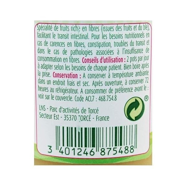 Delical Fibreline Mélange de Fibres Rhubarbe Abricot 105g