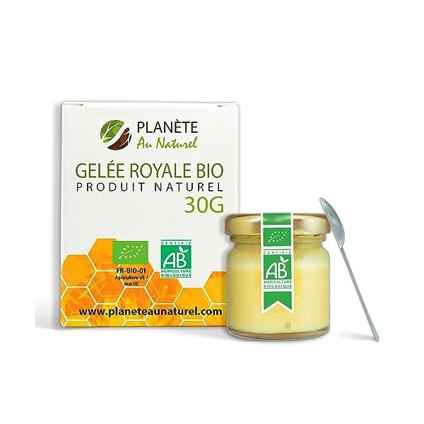 Gelée Royale Bio - 30g - Planète au Naturel