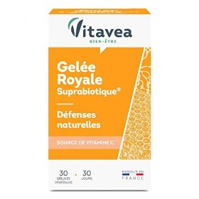 Vitavea - Gelée Royale Suprabiotique - Défenses naturelles Fabriqué en France - 30 gélules
