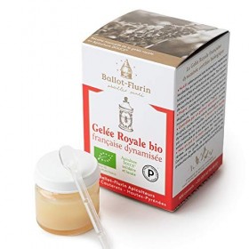 Ballot-Flurin - Gelée Royale Française Bio Dynamisée - Fabriqué en France - certifié Paléo - 10g