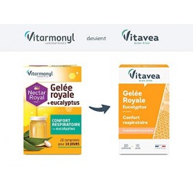 Vitavea - Complément Alimentaire Respiratoire - Gelée Royale, Eucalyptus - Confort Respiratoire, Changements de Saisons - Idé