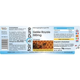 Fair & Pure® - Gelée Royale 500 mg - 120 gélules - Standardisée à 4% de 10-HDA - Lyophilisée en douceur