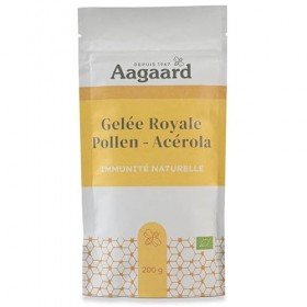 Aagaard Propolis | Mélange Gelée royale Pollen Acérola Lucuma bio | 200 g