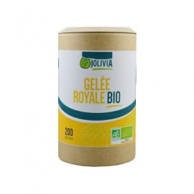Gelée royale Bio - 200 gélules végétales de 350 mg | Format Gélule | Complément Alimentaire | Fabriqué en France