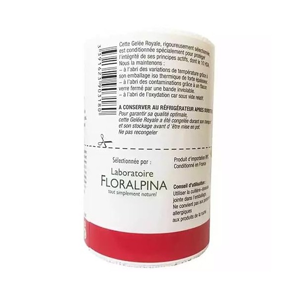 Floralpina - Gelée royale BIO 30g - riche en vitamines