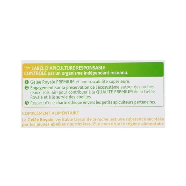 Naturland Gelée Royale 2500 mg Bio 20 Ampoules