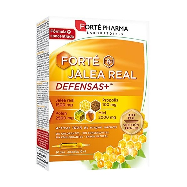 Forté Pharma Jalea Real Defensas+ 15ml - 20 Ampollas