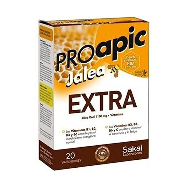 Proapic Jalea Real Extra 20 ampoules de Sakai