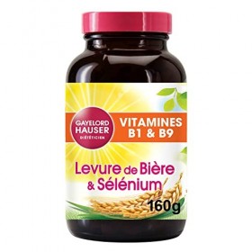 GAYELORD HAUSER - Levure de Bière/Sélénium - Source de Vitamine E et B9 - Flacon de 400 Comprimés