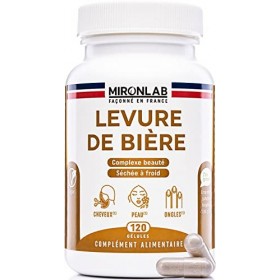 Levure de Bière Active 1640mg | Pousse Cheveux | Dosage Optimal Testé | Enrichi Vitamines & Minéraux | Complément alimentaire