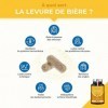 LEVURE DE BIERE REVIVIFIABLE - Levure Active - Complément Alimentaire Cheveux, Ongles & Peau - Enrichie en Zinc & Sélénium - 