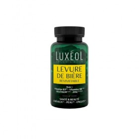 LUXÉOL - Levure De Bière Revivifiable - Complément Alimentaire - Cheveux, Peaux & Ongles - Santé - Levure De Bière, Zinc, Vit