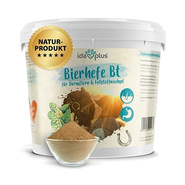 Ida Plus – Bt 6 kg – Poudre pour chevaux & ponys – Complément alimentaire pour fourrure brillante, peau puissante et bonne st