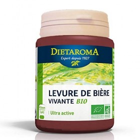 Dietaroma Complément alimentaire Levure de bière vivante bio x90 géllules