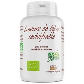 Levure de Bière Bio - 320mg - 200 gélules végétales