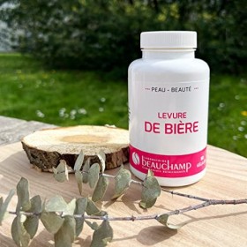 Laboratoire Beauchamp - Complément alimentaire LEVURE DE BIÈRE - 50 gélules - Beauté de la peau, des ongles et des cheveux - 