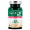 Boutique Nature - Complément Alimentaire - Peau/Cheveux/Ongle - Levure de Bière BIO - 60 Gélules Végétales - Redonne tonus au