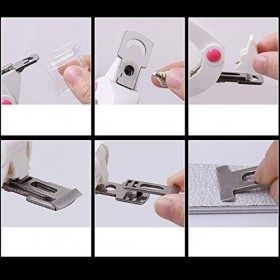 luosh Faux Nail Tip Cutter, Nail Art Nail Edge Clipper Cutter Gel Acrylique Faux Conseils Outil De Manucure