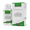 MM Choline Supplément | 120 Capsules de Bitartrate de Choline Végétalien - 700mg de Choline par Portion | Capsules de Choline