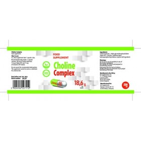Hepatica Complexe de Choline Alpha GPC CDP Citicoline Choline Bitartrate 250mg 60 gélules végétales, Testé par un Laboratoi