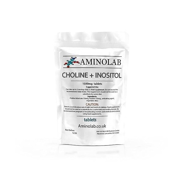 Aminolab - Choline + INOSITOL 1500mg 30 Comprimés