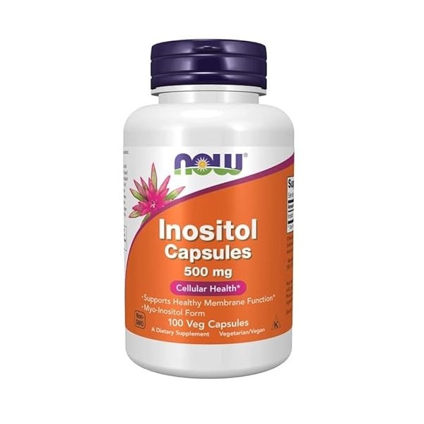 NOW Foods Inositol 500 mg – 100 gélules