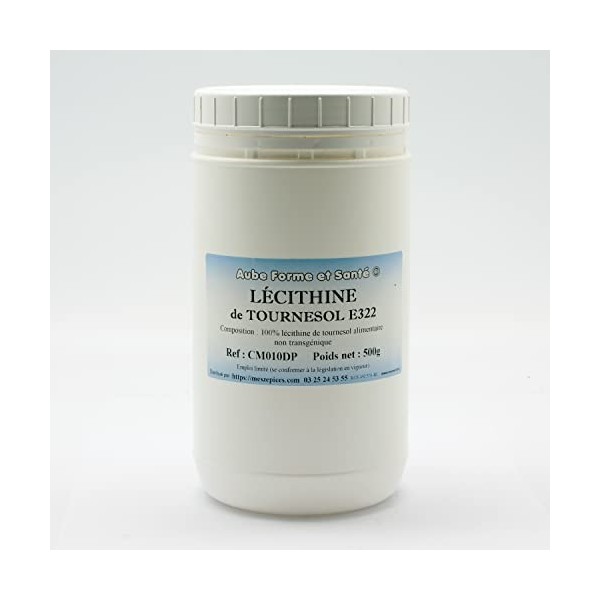 Lécithine de tournesol non OGM 500 g E322 