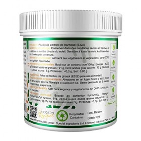 Special Ingredients lécithine de tournesol étiquettes et instructions en français - Idéal pour les végétaliens et végétarie