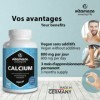 Calcium Carbonate à Forte Dose -180 Comprimés pour 3 Mois - 800 mg de Calcium par Dose Quotidienne - Naturel Complément Alime