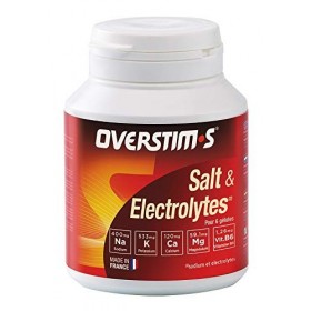 Overstims – Salt & Electrolytes 60 gélules – Réduit la fatigue – Sodium, Potassium, Calcium, Magnésium – Efforts de longue 