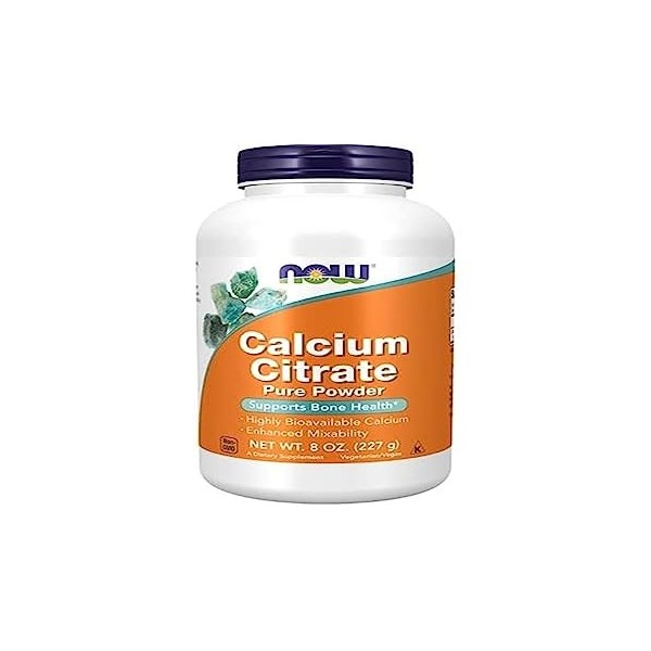 Now Foods, Calcium Citrate, Poudre pure, 227 g, Calcium