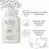 Nature spring® CaAKG | Calcium-Alphakétoglutarate | 60 gélules | Dosage élevé | 1000 mg | CaAKG de haute qualité sans additif