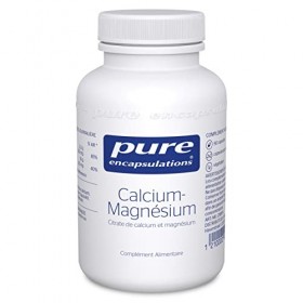 Pure Encapsulations - Calcium-Magnésium Citrate - Citrate de Calcium Végan avec Magnésium Hautement Absorbable - 90 Gélules