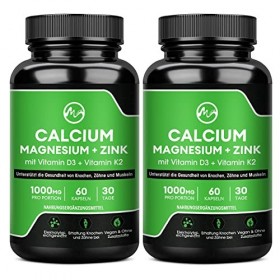 Calcium, magnésium & zinc Avec vitamine D3, K2