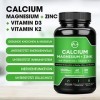 Calcium, magnésium & zinc Avec vitamine D3, K2