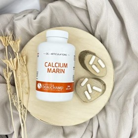 Laboratoire Beauchamp - Complément alimentaire CALCIUM MARIN - 240 gélules - Solidité des os - Préservation du capital osseux
