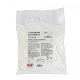 1 kg de chlorocalcium - Pureté 77-80 % - E509 écailles/flocons - Sel douchable - Utilisation pour la microbrasserie aliment
