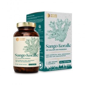 Nature Basics® Corail Sango en pot | 180 gélules végétaliennes - 2 mois dapprovisionnement | 3.300mg de poudre de corail San