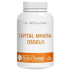 Laboratoire Beauchamp - Complément Alimentaire - CAPITAL MINERAL OSSEUX - 60 gélules - Maintien dun métabolisme osseux - A b