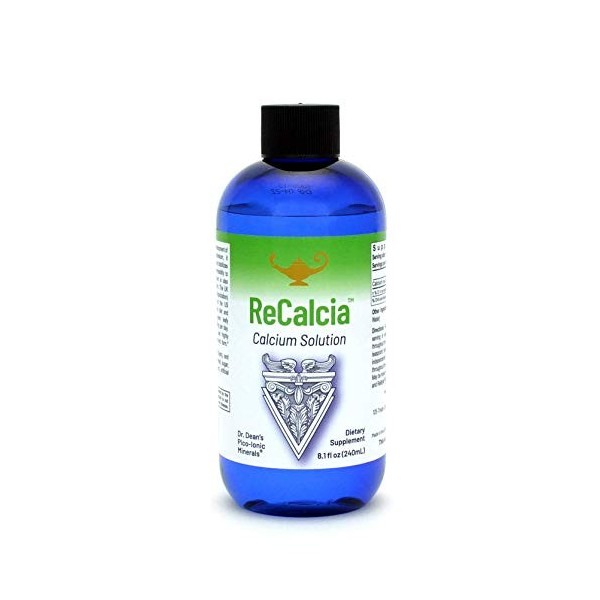 RnA ReSet - Solution de calcium liquide ReCalcia de la Dr. Carolyn Dean, haute absorption, haute concentration, solution de c